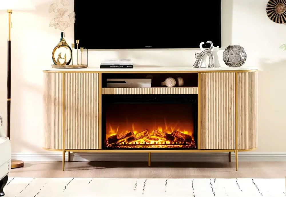 electric fireplace logs with crackling sound